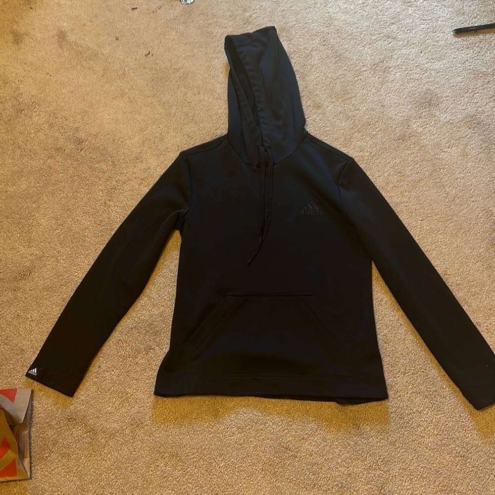 black adidas sweatshirt